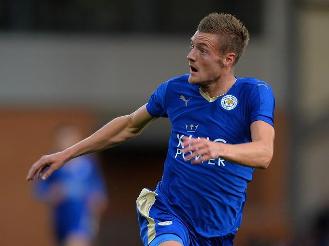 Jamie Vardy (above) will be crucial to Leicester's chances against Atletico